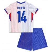 Camisa de time de futebol França Adrien Rabiot #14 Replicas 2º Equipamento Infantil Europeu 2024 Manga Curta (+ Calças curtas)